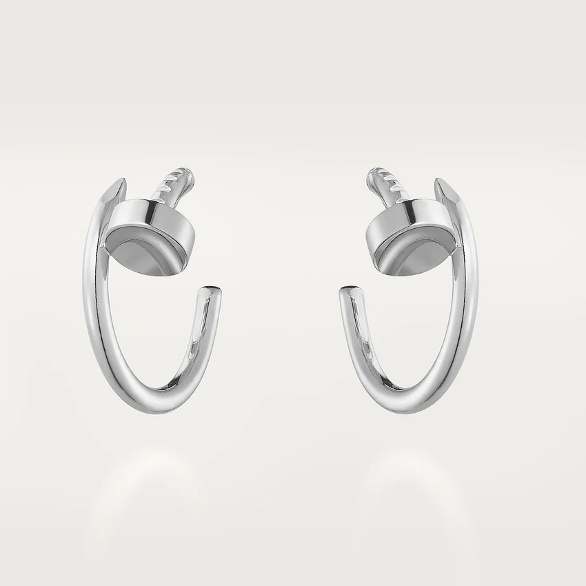 Cartier Juste un Clou B8301235 Earrings White Gold 1