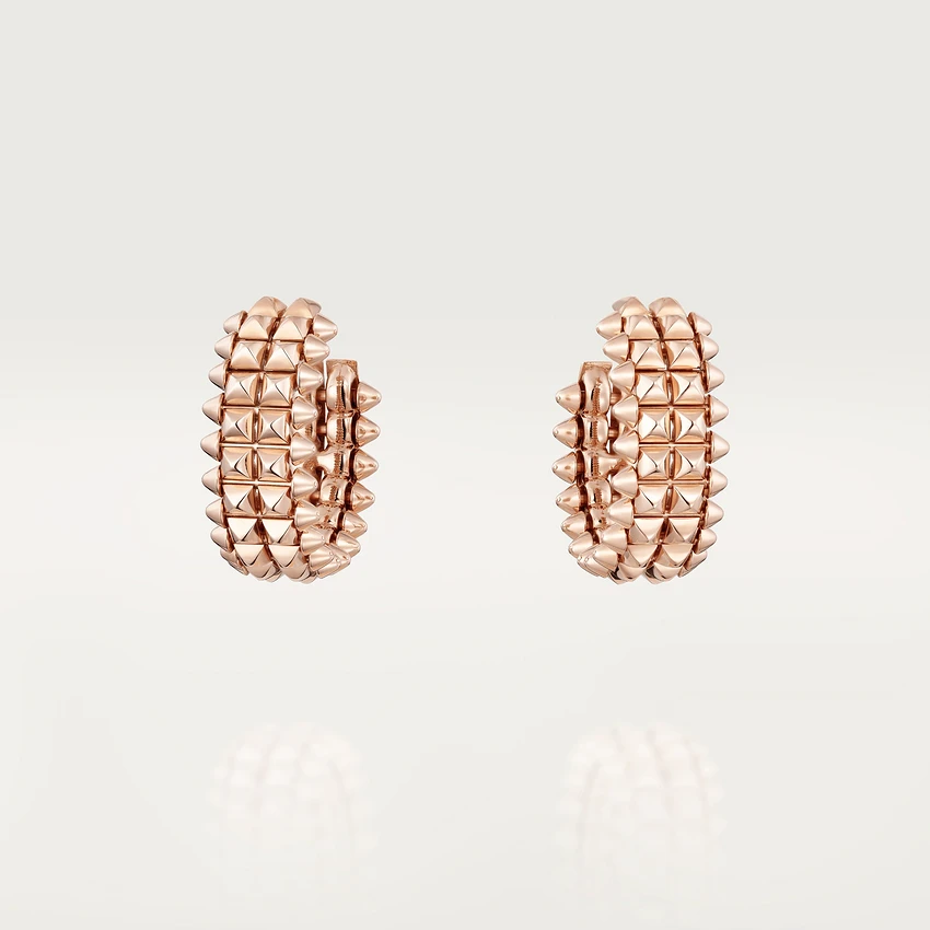 Cartier Clash De B8301478 Cartier Earrings Double-row Model Rose Gold 1