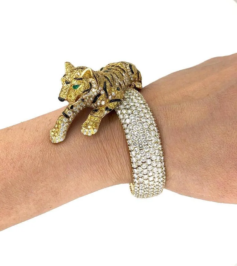 Cartier Bracelet Panthère De Cartier Bracelet Yellow White Diamond Panther 9