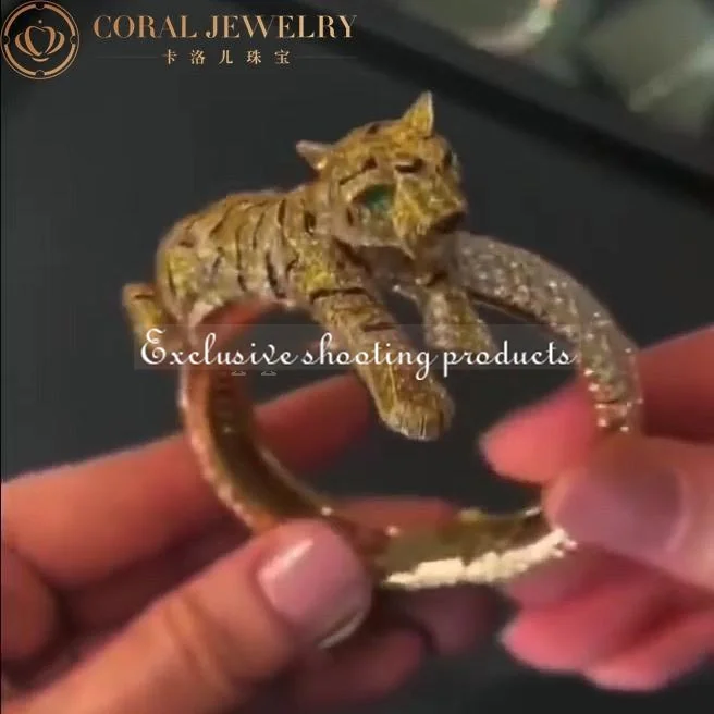 Cartier Bracelet Panthère De Cartier Bracelet Yellow White Diamond Panther 4