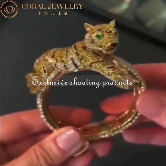 Cartier Bracelet Panthère De Cartier Bracelet Yellow White Diamond Panther 2