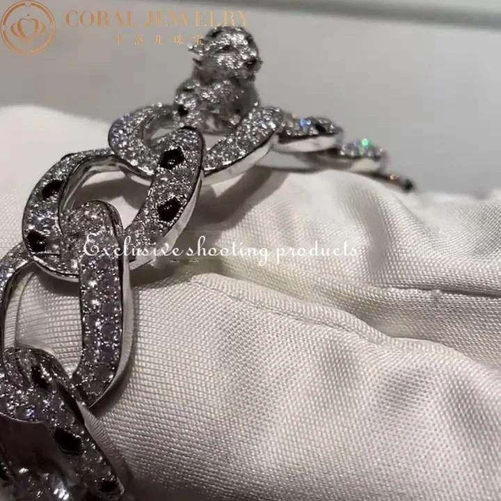 Cartier Panthère De HP601186 Cartier Bracelet 18k White Gold 4