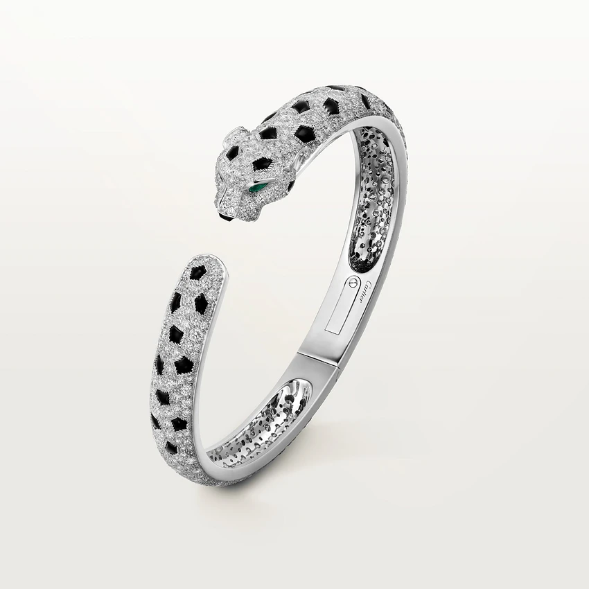 Cartier Panthère De N6717517 Cartier Bracelet 18K Gold Diamond Onyx Emerald 1