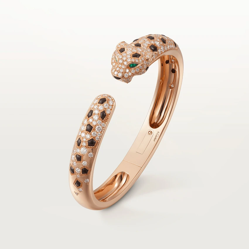Cartier Panthère De N6715517 Cartier Bracelet 18K Gold Diamond Onyx Emerald 1