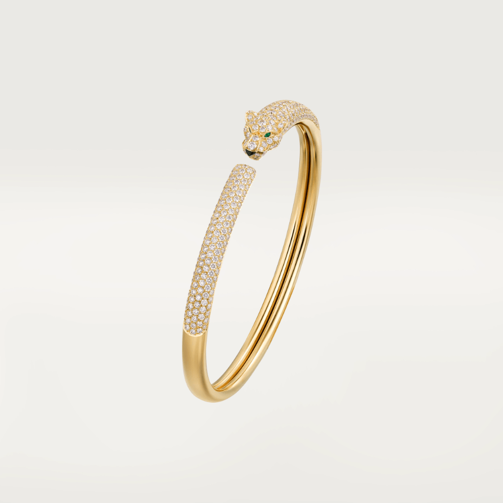 Cartier Panthère De N6718117 Cartier Bracelet Yellow Gold Onyx Emeralds Diamonds 1