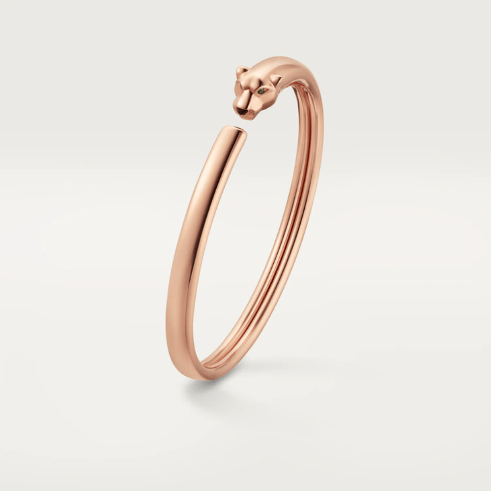 Cartier Panthère De B6067317 Cartier Bracelet Rose Gold Onyx Tsavorite Garnets 1