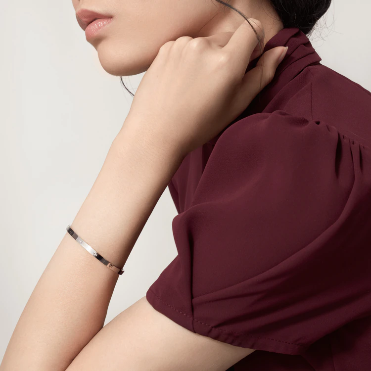 Cartier Love Bracelet B6047417 Small Model White Gold 9