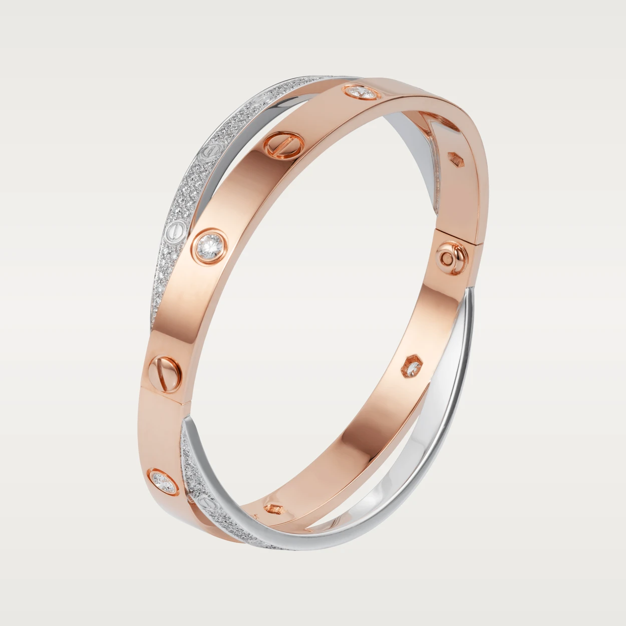 Cartier Love N6039217 Bracelet Diamond-paved 11