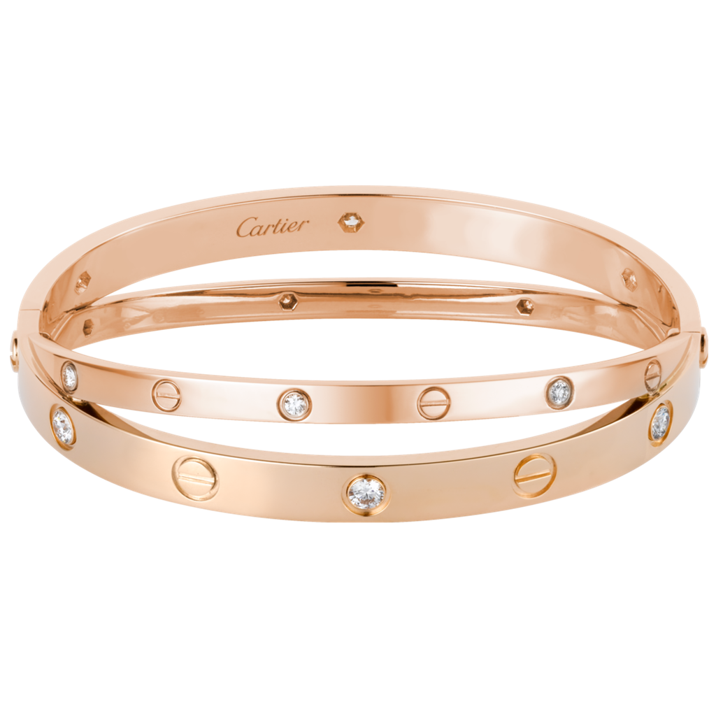 Cartier Love N6709617 Bracelet 12 Diamonds Rose Gold 1