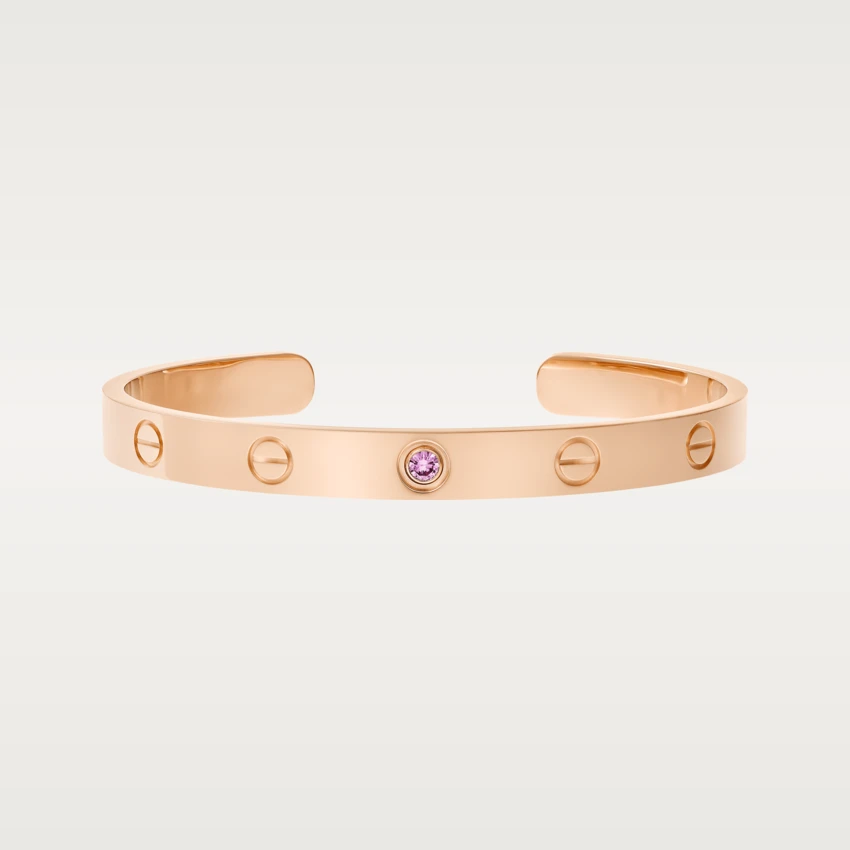 Cartier Love B6030017 Bracelet 1 Pink Sapphire Rose Gold 1