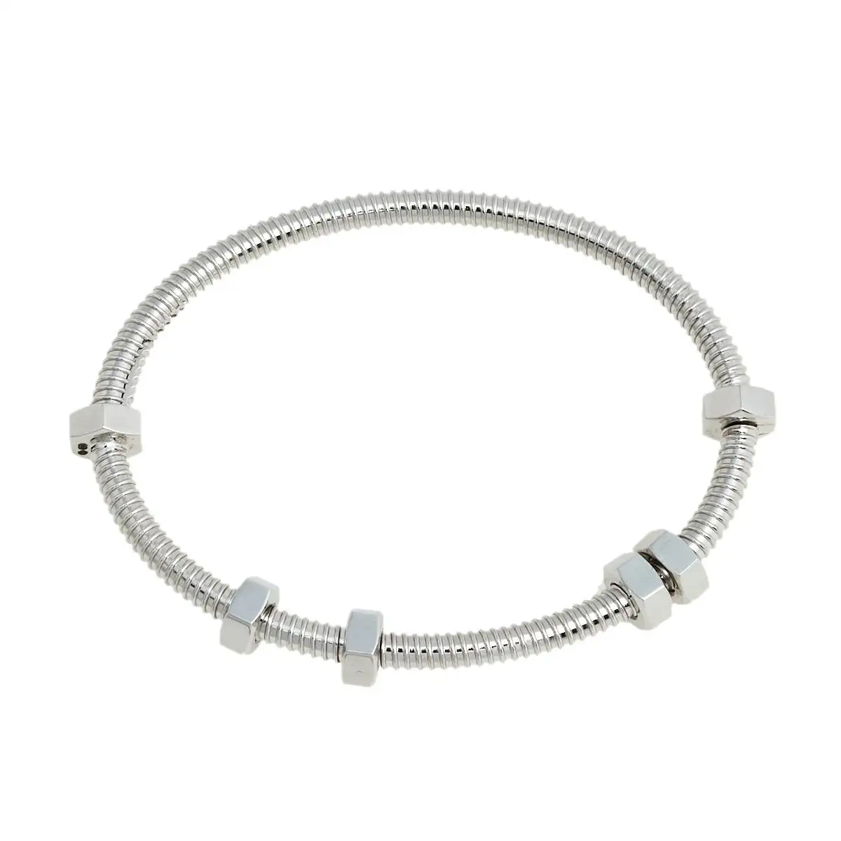 Cartier Ecrou De B6049616 Cartier 18K White Gold Bracelet 13