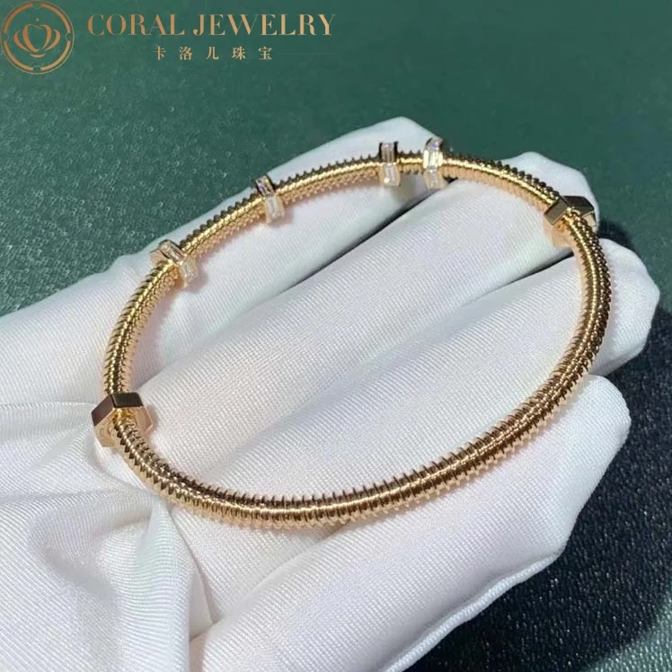 Cartier Ecrou De N6714516 Cartier Diamond Bracelet Rose Gold 9
