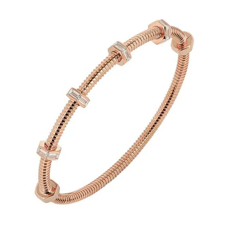 Cartier Ecrou De N6714516 Cartier Diamond Bracelet Rose Gold 8
