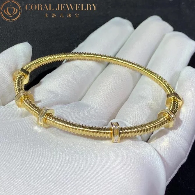 Cartier Ecrou De N6714516 Cartier Diamond Bracelet Yellow Gold 5