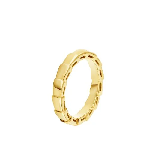 Bulgari 349640-YG Serpenti Viper wedding band in 18 kt yellow gold 1