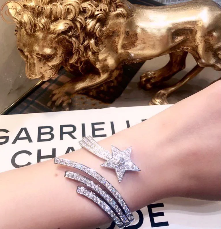 Chanel Comète J2831 Bracelet 18k White Gold Diamonds 7