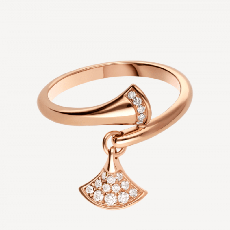 Bulgari Divas? Dream AN857373 Ring Rose Gold Diamonds 1