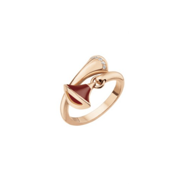 Bulgari Divas? Dream AN857404 Ring Rose Gold Diamond & Carnelian Bulgari Divas? Dream AN857404 Ring Rose Gold Diamond & Carnelian 1