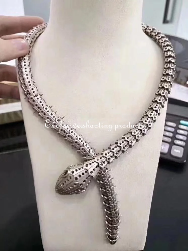 Bulgari Serpenti 261226 Diamond Necklace Pavé Diamond 8