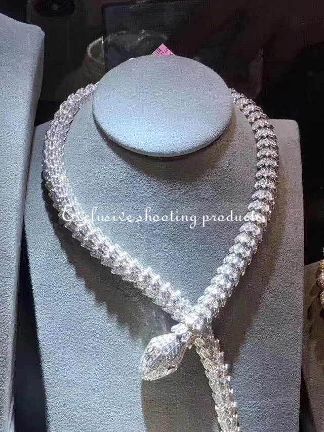 Bulgari Serpenti 261226 Diamond Necklace Pavé Diamond 6