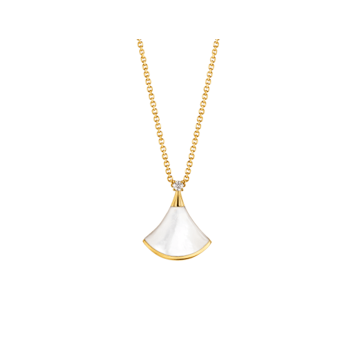 Bulgari Divas? Dream 357510 Necklace Yellow Gold Mother-of-pearl and Diamonds 1