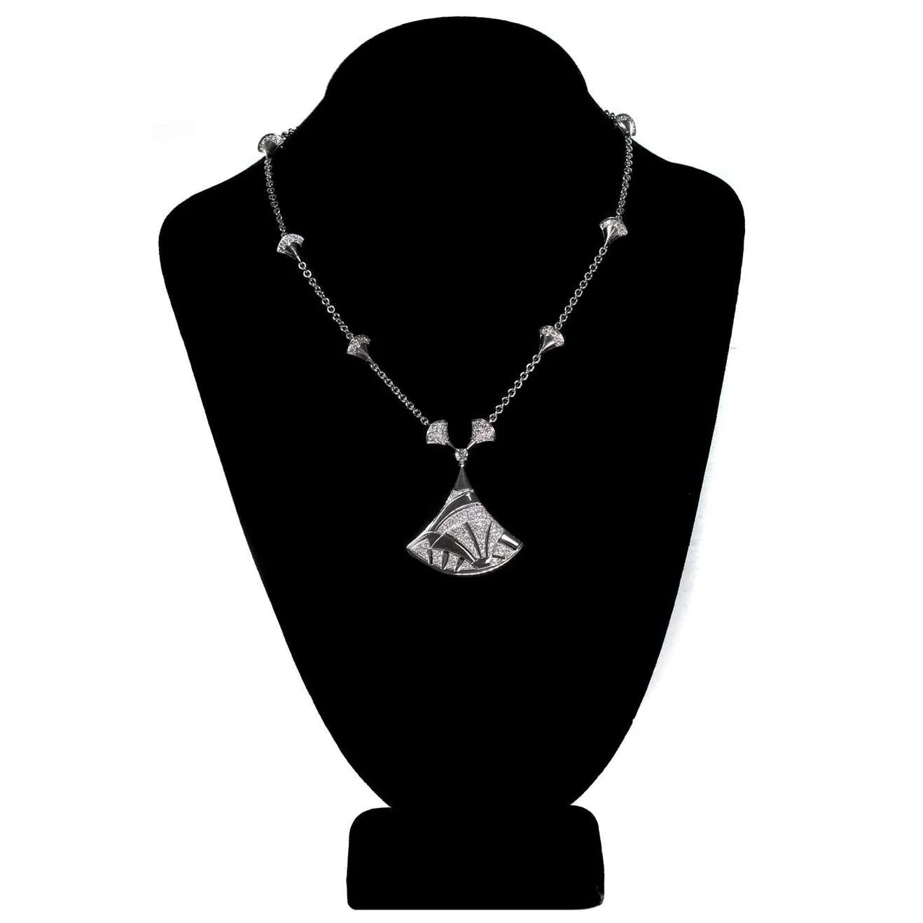 Bulgari Divas? Dream 349442 Necklace White Gold Set Diamonds 4