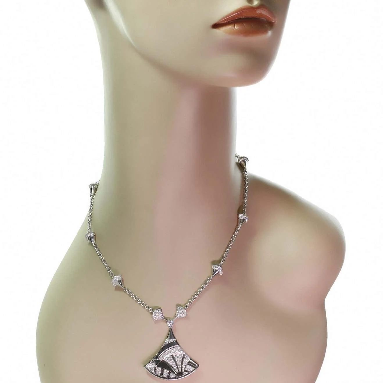 Bulgari Divas? Dream 349442 Necklace White Gold Set Diamonds 2