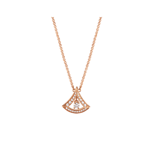 Bulgari Divas? Dream 354363 Necklace Rose Gold Set Diamonds 1