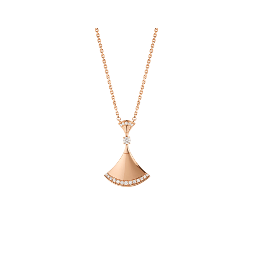 Bulgari Divas? Dream 350063 Necklace Rose Gold Set Diamonds 1