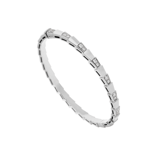 Bulgari Serpenti 355256 Viper in oro bianco 18 kt con semi-pavé di diamanti bracelet 1