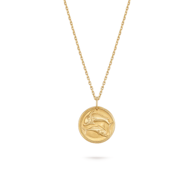 Van Cleef & Arpels VCARP7SY00 Zodiaque medal Piscium (Pisces) Yellow gold 1