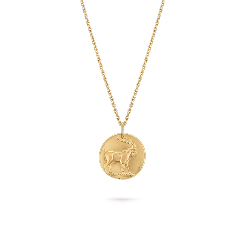Van Cleef & Arpels VCARP7SR00 Zodiaque medal Capricorni (Capricorn) Yellow gold 1