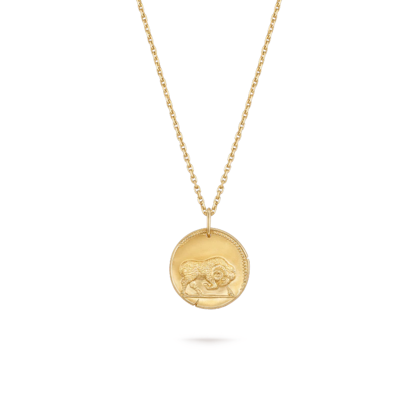 Van Cleef & Arpels CARP7SQ00 Zodiaque medal Arietis (Aries) Yellow gold 1