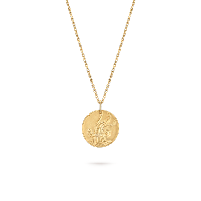 Van Cleef & Arpels VCARP7SU00 Zodiaque medal Aquarii (Aquarius) Yellow gold 1