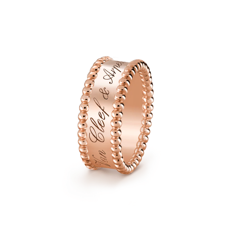 Van Cleef & Arpels VCARN32400 ring Perlée signature ring Rose gold 1