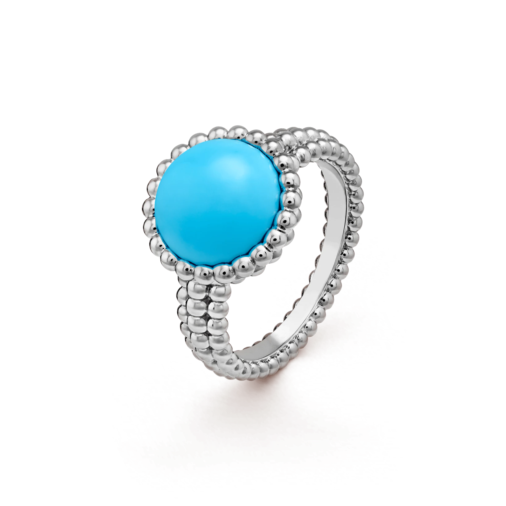 Van Cleef & Arpels VCARP4DQ00 ring Perlée couleurs White gold Turquoise ring 1