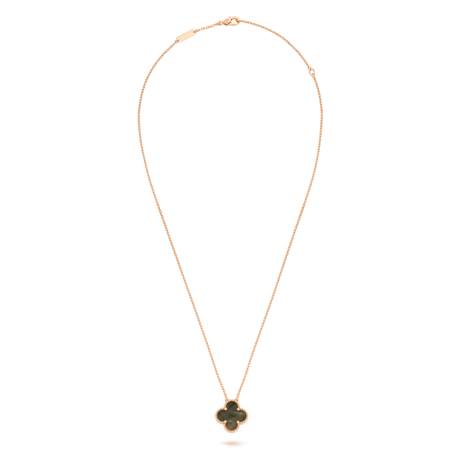 Van Cleef & Arpels Vintage Alhambra pendant VCARP4KK00 Rose gold Mother-of-pearl Necklaces 5