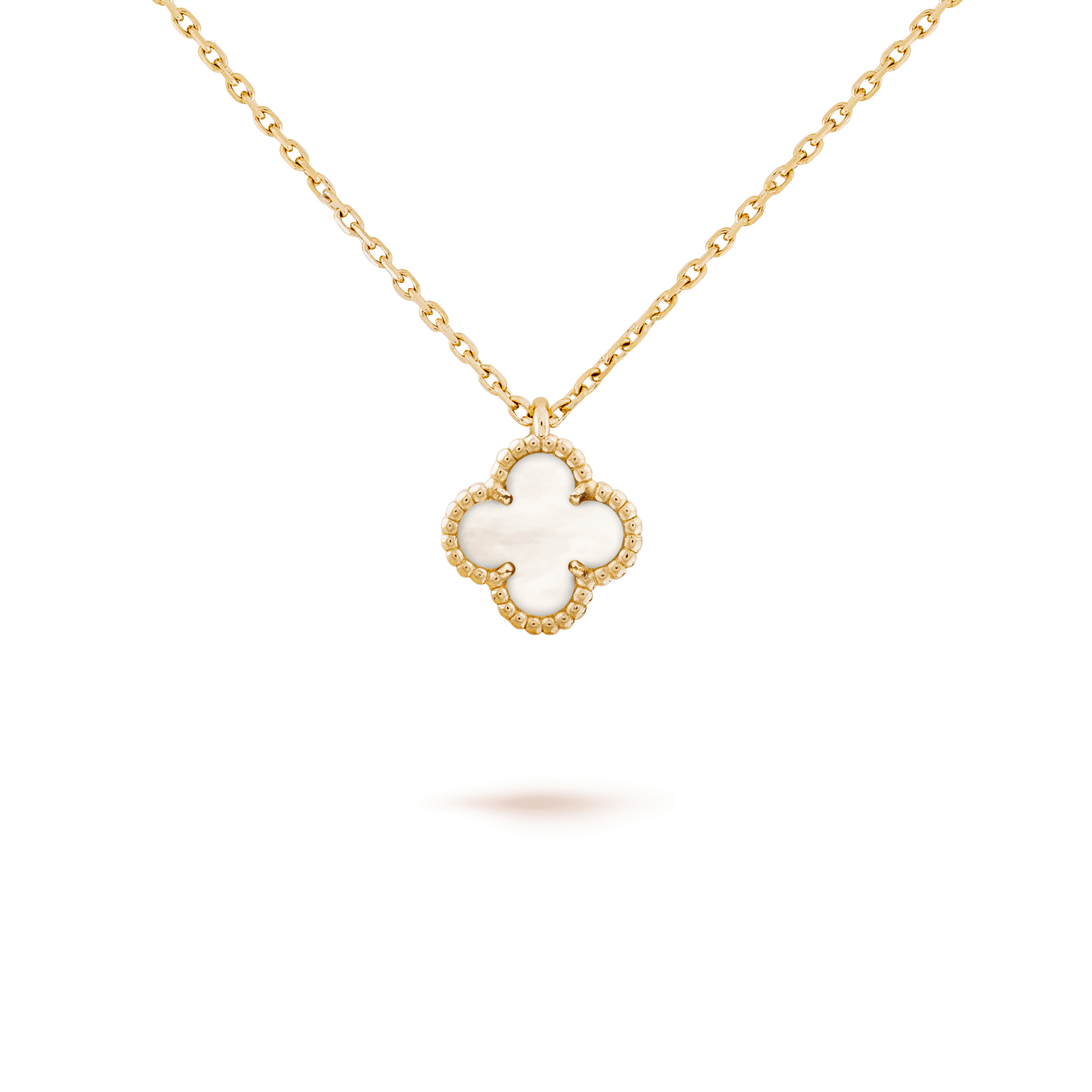Van Cleef & Arpels VCARF69100 Sweet Alhambra pendant Yellow gold Turquoise 1