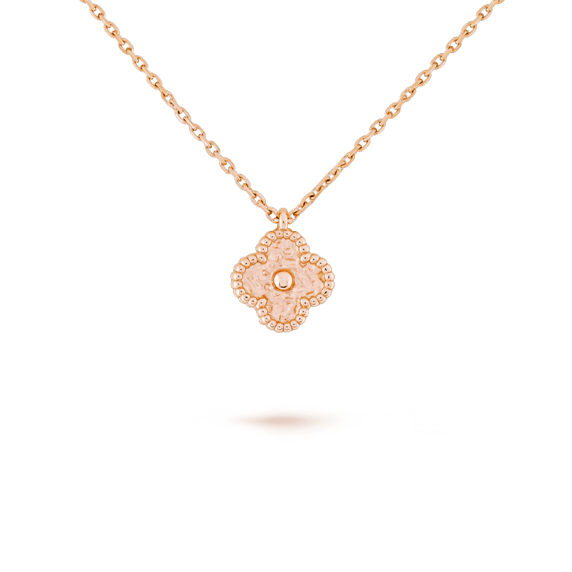 Van Cleef & Arpels VCARO8DF00 Sweet Alhambra pendant Rose gold Necklace 1