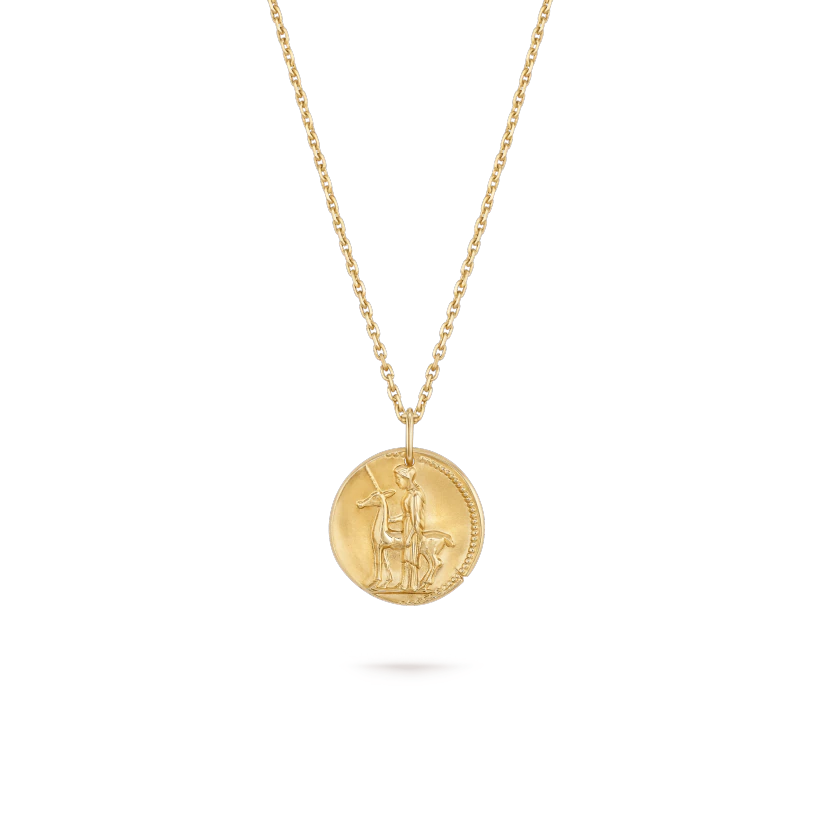 Van Cleef Arpels Zodiaque Medal Virginis Virgo Yellow Gold Vcarp7st00