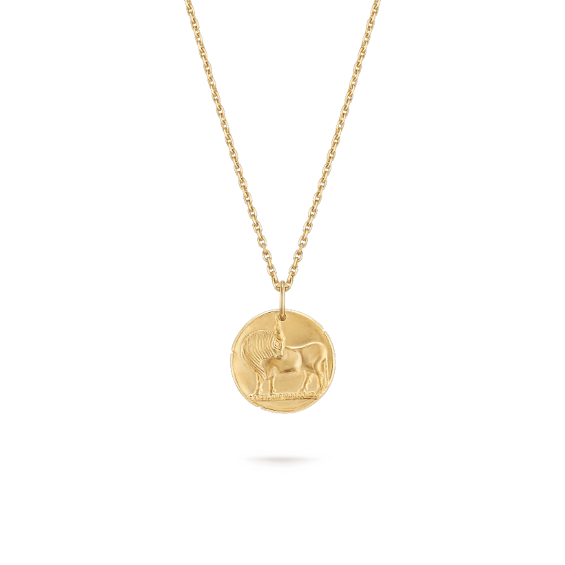 Van Cleef Arpels Zodiaque Medal Tauri Taurus Yellow Gold Vcarp7ss00 Coral 11