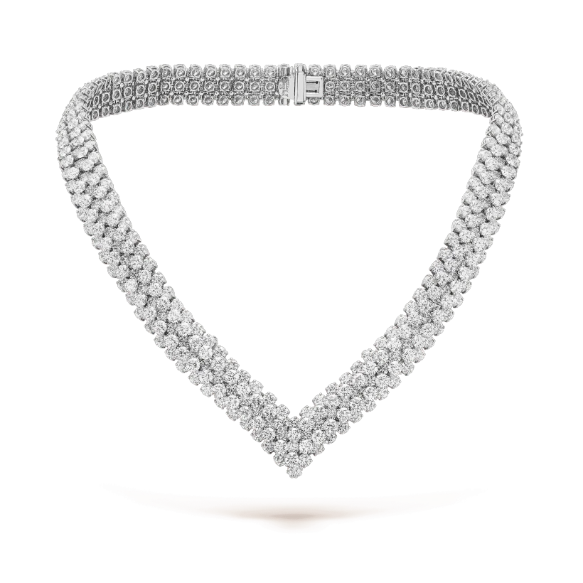 Van Cleef & Arpels VCARO9CP00 À Cheval transformable necklace Platinum Diamond 1