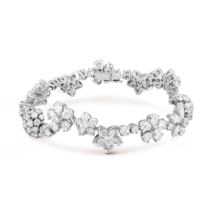 Van Cleef & Arpels Folie des prés VCARP05B00 bracelet White gold Diamond bracelet 1