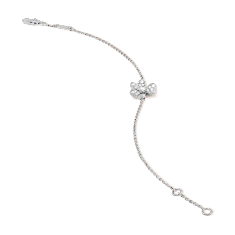 Van Cleef & Arpels VCARP3W200 Frivole bracelet mini model White gold Diamond bracelet 1