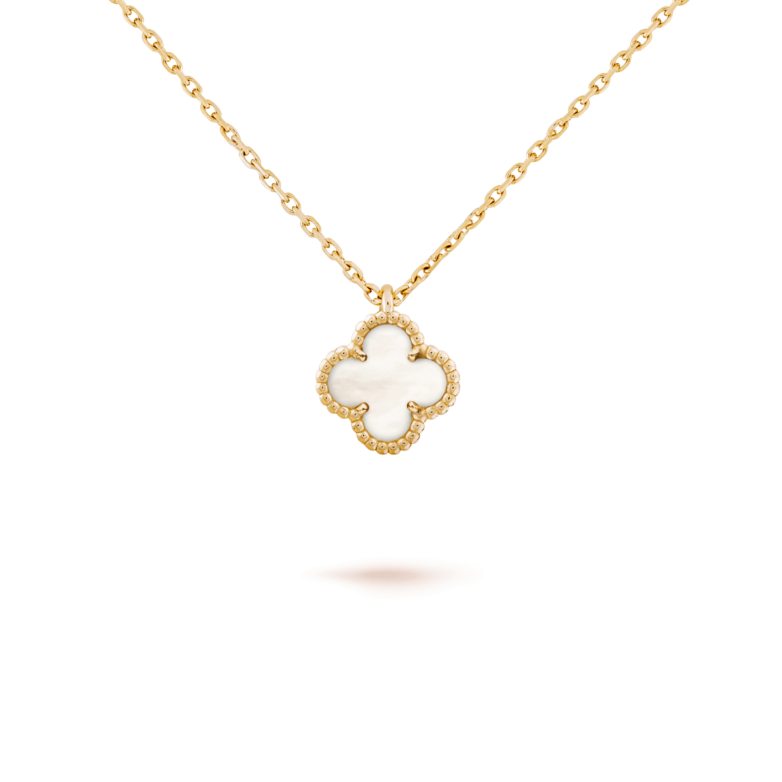 Van Cleef & Arpels Sweet VCARF69100 Alhambra pendant Yellow gold Mother-of-pearl 1