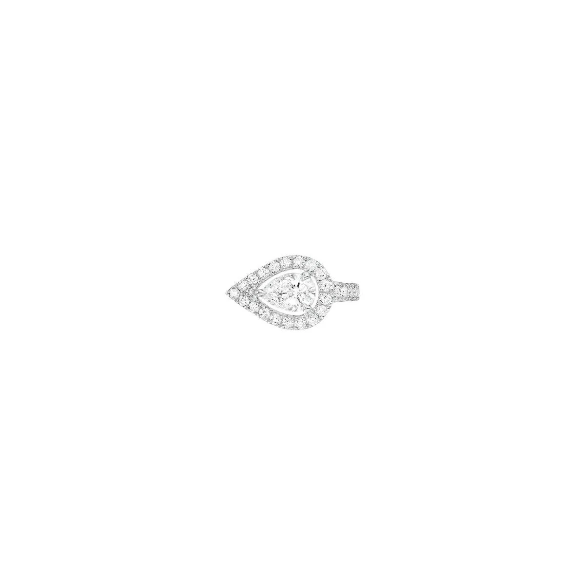Messika My Twin White Gold Mono Clip Earring With Diamonds My Twin 07442 WG co