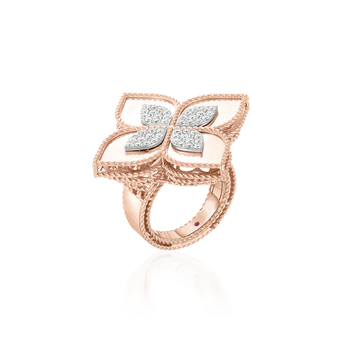 Roberto Coin Princess Flower Ring Adr888ri1838 Rw 16