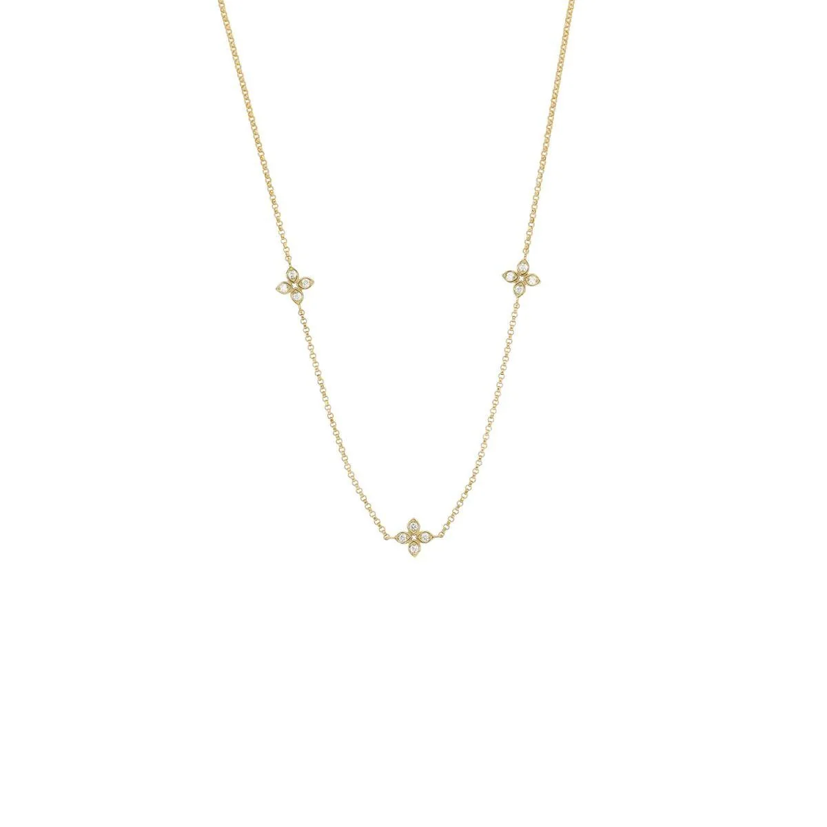 Roberto Coin Love By The Yard Necklace With Diamonds 66