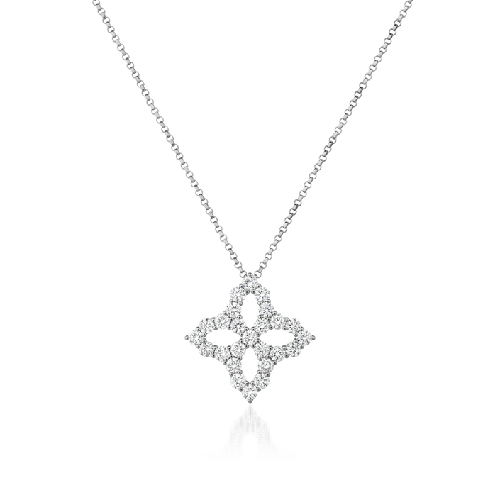 Roberto Coin Diamond Princess Necklace Adr888cl1498 W Coral 78