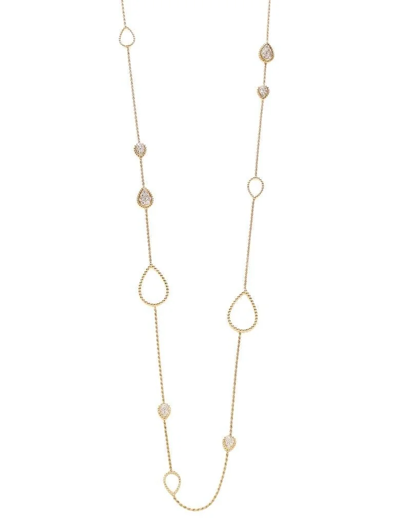 Boucheron Serpent Boheme Necklace JCL00722 Yellow Gold Diamond 4
